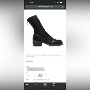 100% Authentic Guidi PL2 Boots